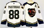 Boston Bruins #88 David Pastrnak White 2024-25 With A Patch Reverse Retro Home Stitched Jersey