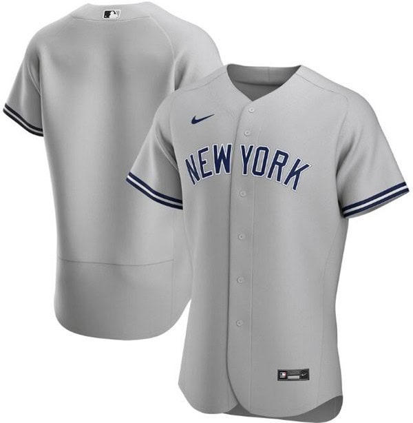 New York Yankees Grey Flex Base Stitched Jersey