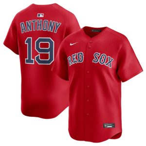 Boston Red Sox #19 Roman Anthony Red 2024 Alternate Limited Stitched Jersey