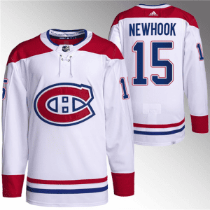 Montreal Canadiens #15 Alex Newhook White Stitched Jersey