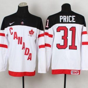 Olympic CA. #31 Carey Price White 100th Anniversary Stitched Jersey