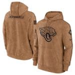 Jacksonville Jaguars 2023 Brown Salute To Service Pullover Hoodie