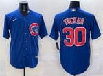Chicago Cubs #30 Kyle Tucker Royal Cool Base Stitched Jersey