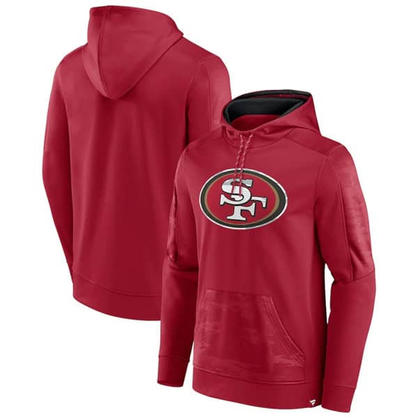 San Francisco 49ers Red On The Ball Pullover Hoodie