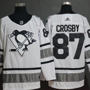 Pittsburgh Penguins #87 Sidney Crosby White 2019 All-Star Game Jersey