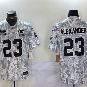 Green Bay Packers #23 Jaire Alexander 2024 F.U.S.E. Arctic Camo Salute To Service Limited Stitched Jersey