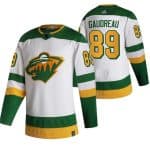 Minnesota Wild #89 Frederick Gaudreau White Stitched Jersey