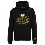 Green Bay Packers Black BOSS X Touchback Pullover Hoodie