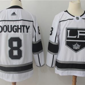 Los Angeles Kings #8 Drew Doughty White Stitched Adidas Jersey