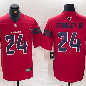 Houston Texans #24 Derek Stingley Jr. Red Vapor Untouchable Stitched Jersey