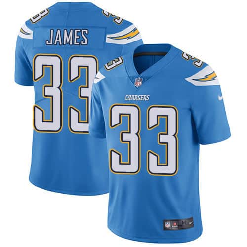 Los Angeles Chargers #33 Derwin James Blue Vapor Untouchable Limited Stitched Jersey