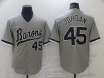 Birmingham Barons #45 Michael Jordan Gray Cool Base Stitched Jersey