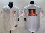San Francisco Giants Team Big Logo White City Connect Cool Base Stitched Jersey