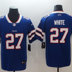 Bills #27 Tre'Davious White Royal Vapor Untouchable Limited Stitched Jersey