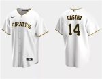 Pittsburgh Pirates #14 Rodolfo Castro White Cool Base Stitched Jersey