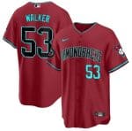 Arizona Diamondbacks #53 Christian Walker Red 2024 Cool Base Stitched Jersey