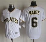 Pirates #6 Starling Marte White New Cool Base Stitched Jersey