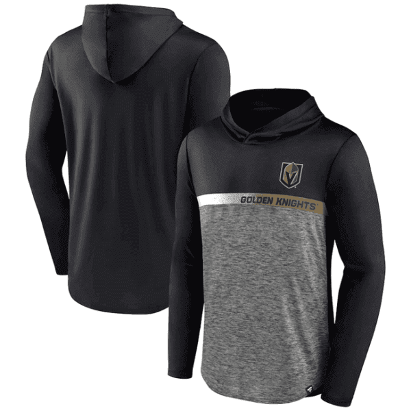 Vegas Golden Knights Black Podium Defender Pullover Hoodie