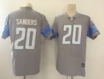 Detroit Lions #20 Barry Sanders Grey Vapor Untouchable Limited Stitched Nike Jersey