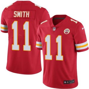 Kansas City Chiefs #11 Alex Smith Red Team Color Vapor Untouchable Limited Stitched Jersey