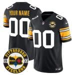 Pittsburgh Steelers Throwback 1933 Patch black Vapor Limited All Stitched Jersey
