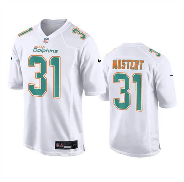 Miami Dolphins #31 Raheem Mostert White Fashion Vapor Untouchable Stitched Jersey