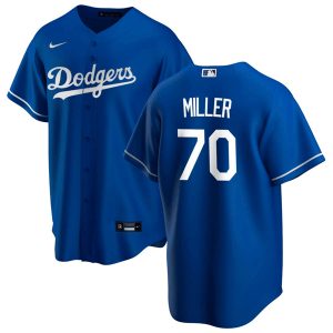 Los Angeles Dodgers #70 Bobby Miller Blue Cool Base Stitched Jersey