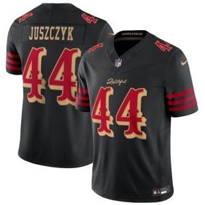 San Francisco 49ers #44 Kyle Juszczyk Black 2025 F.U.S.E. ¡°Rivalries¡± Vapor Limited Stitched Jersey