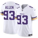 Minnesota Vikings #93 Jonathan Allen White 2025 F.U.S.E. Vapor Limited Stitched Jersey