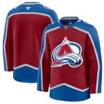 Colorado Avalanche Blank Burgundy 2024-25 Home Stitched Jersey