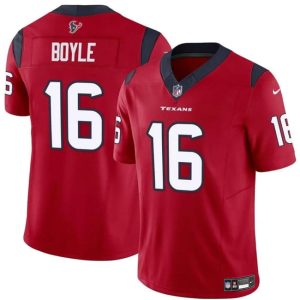 Houston Texans #16 Tim Boyle Red 2024 F.U.S.E Vapor Untouchable Stitched Jersey