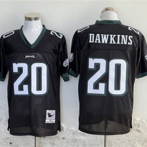 Philadelphia Eagles #20 Brian Dawkins Black Stitched Jersey