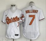 Baltimore Orioles #7 Jackson Holliday White Flex Base Stitched Jersey