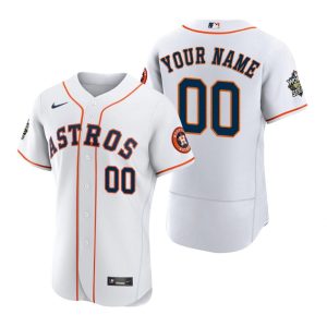 Houston Astros Active Player Custom White 2022 World Series Flex Base Stitched Jersey