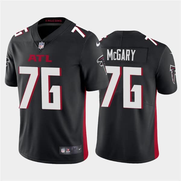 Atlanta Falcons #76 Kaleb McGary 2020 Black Vapor Untouchable Limited Stitched Jersey