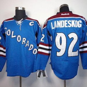 Avalanche #92 Gabriel Landeskog Blue Third Stitched Jersey