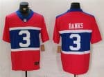New York Giants #3 Deonte Banks Century Red Alternate Vapor F.U.S.E. Limited Stitched Jersey