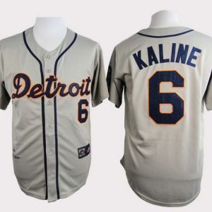 Tigers #6 Al Kaline Grey Cooperstown Throwback Stitched Jersey