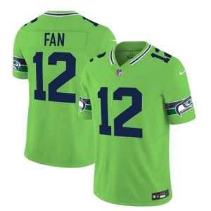 Seattle Seahawks #12 Fan 2023 F.U.S.E. Green Limited Stitched Jersey