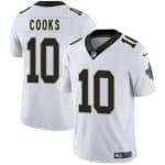 New Orleans Saints #10 Brandin Cooks White 2025 Vapor Limited Stitched Jersey