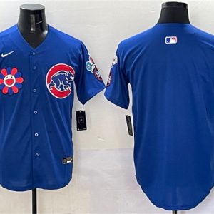 Chicago Cubs Blank Royal 2025 Tokyo Series Limited Stitched Jersey