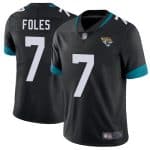 Jacksonville Jaguars #7 Nick Foles Black Vapor Untouchable Limited Stitched Jersey