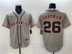 San Francisco Giants #26 Matt Chapman Gray Cool Base Stitched Jersey