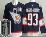 Edmonton Oilers #93 Ryan Nugent Hopkins Navy Alternate 2025 Stanley Cup Final Authentic Jersey