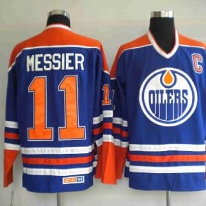 Oilers #11 Mark Messier Stitched Light Blue Jersey