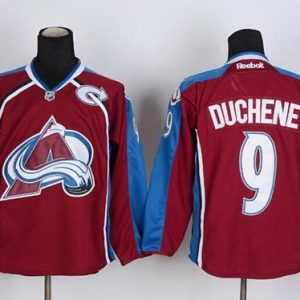 Avalanche #9 Matt Duchene Stitched Red Jersey