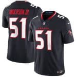 Houston Texans Custom Navy 2024 F.U.S.E Vapor Stitched Jersey