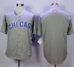 Cubs Blank Grey New Cool Base Road Stitched Jersey