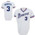 Atlanta Braves #3 Dale Murphy White Stitched Baseball Jersey