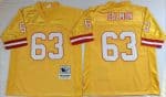 Mitchell And Ness Buccaneers #63 Lee Roy Selmon Gold Throwback Stitched Jersey